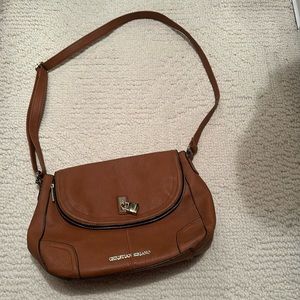 Faux leather purse
